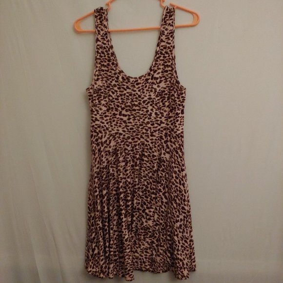 Free People Leopard  mini dress size small - Picture 7 of 10